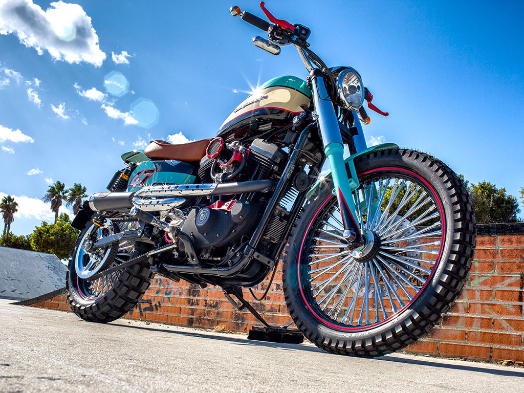 Bultracker 47, a Harley Scrambler by Lord Drake Kustoms