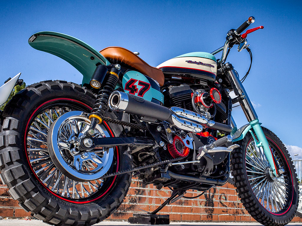 Bultracker 47, a Harley Scrambler by Lord Drake Kustoms