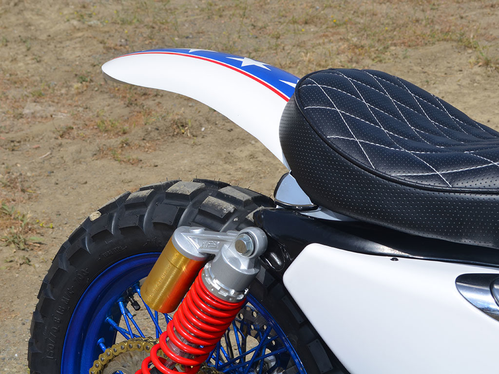 Daredevil, a scrambler custom motorcycle by Lord Drake Kustoms