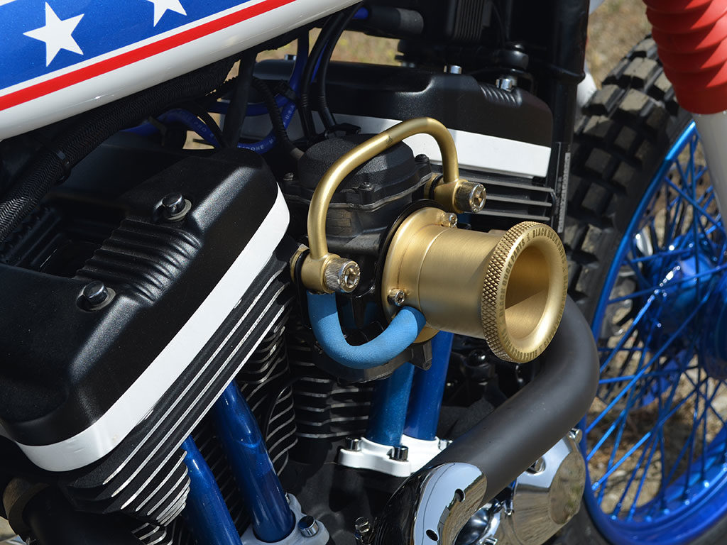 Daredevil, a scrambler custom motorcycle by Lord Drake Kustoms