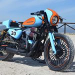 "Racing is Life" a Cafe Racer tribute to Steve McQueen customized by Lord Drake Kustoms