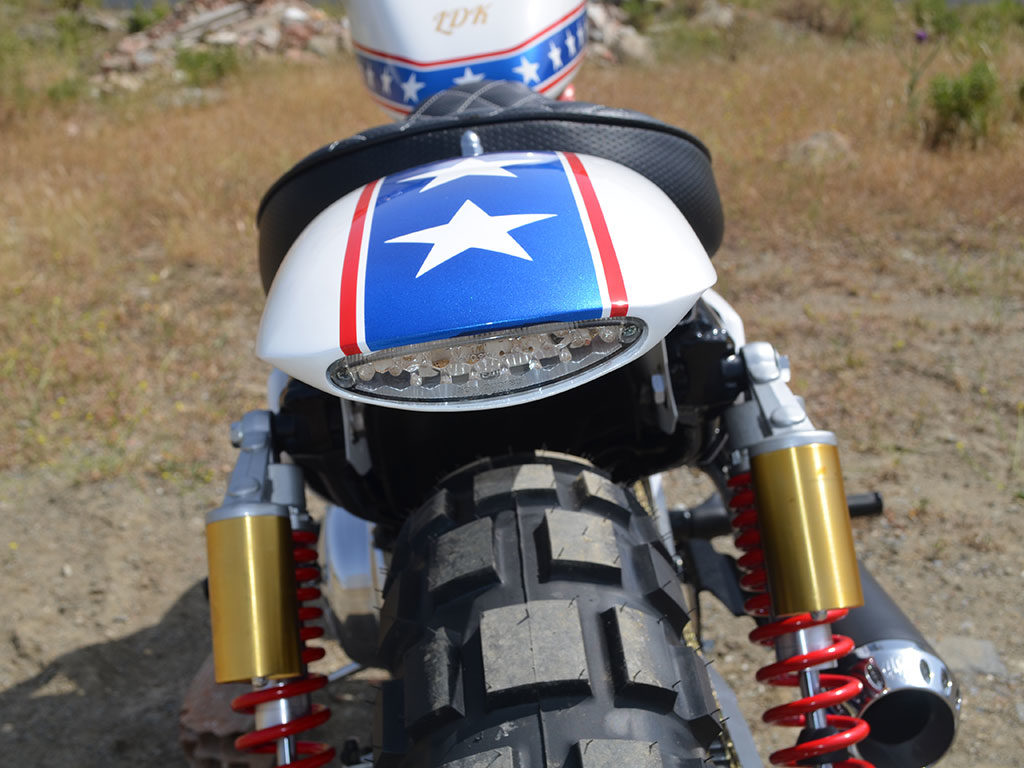 Daredevil, a scrambler custom motorcycle by Lord Drake Kustoms