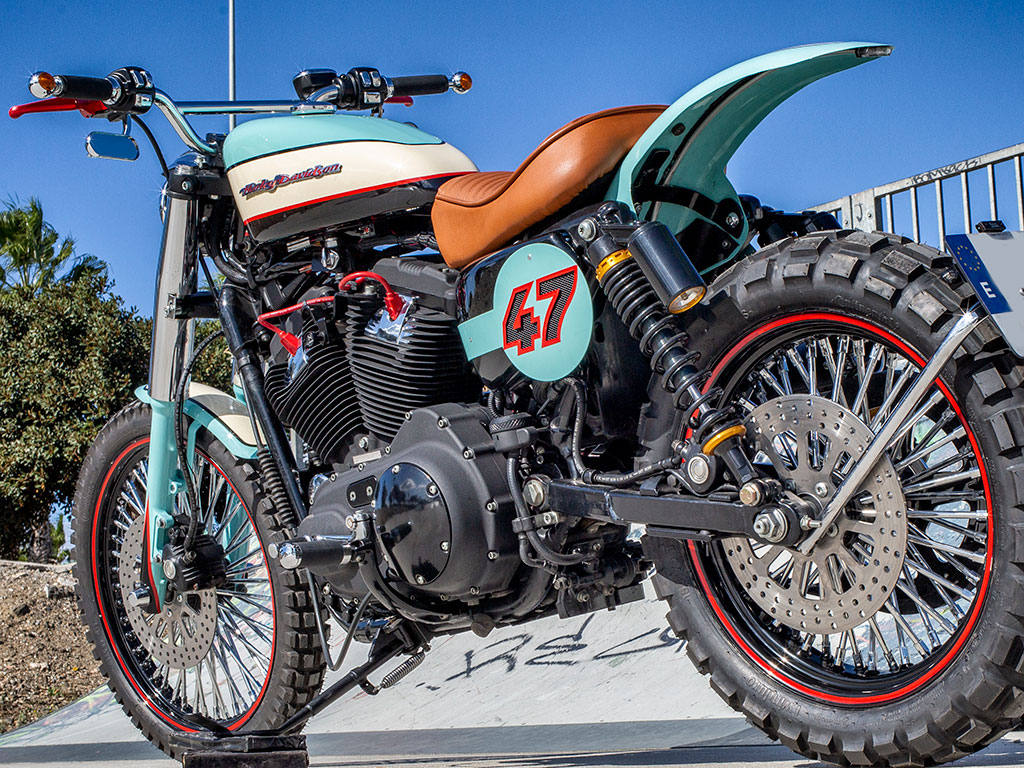 Bultracker 47, a Harley Scrambler by Lord Drake Kustoms