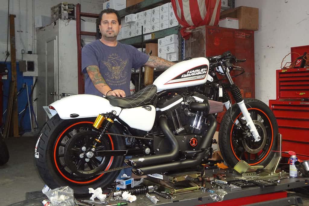 Fran Manen in his workshop