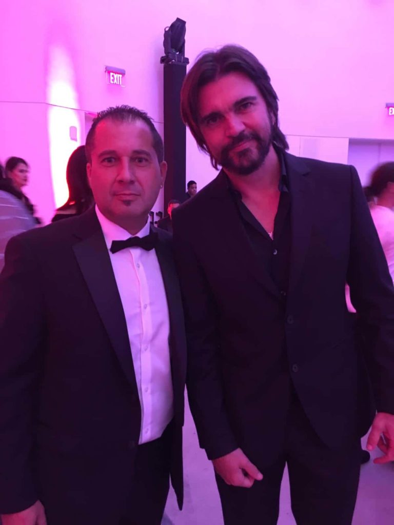 Fran Manen with Juanes