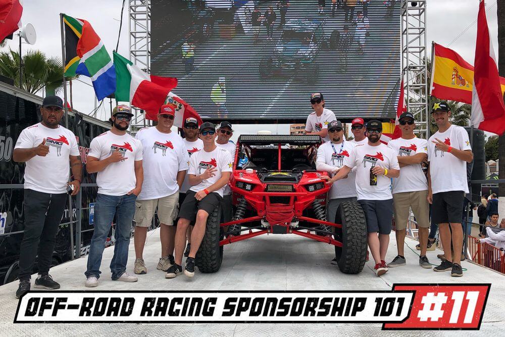 off road racer sponsorship part