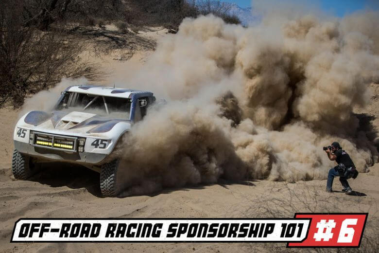 off road racer sponsorship part