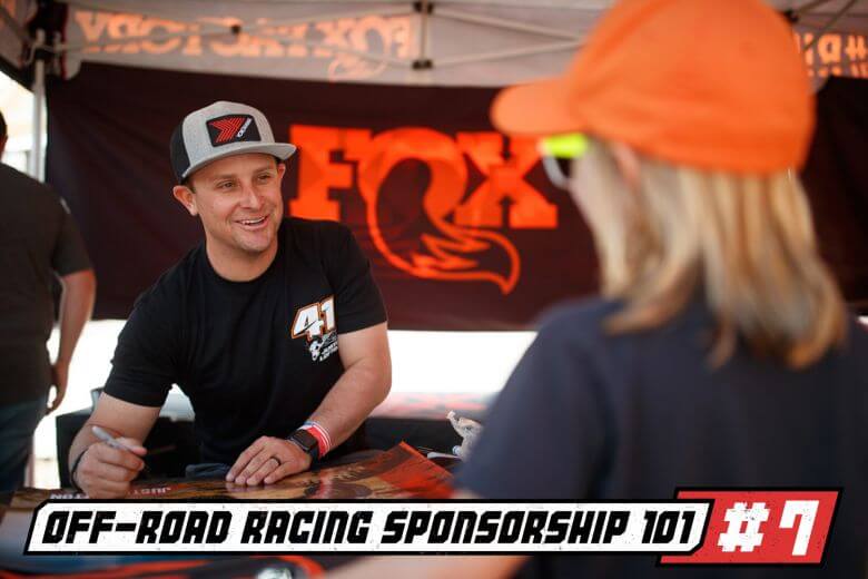 off road racer sponsorship part